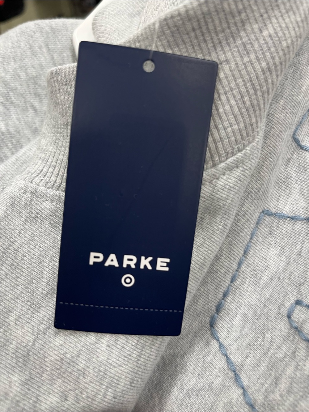 Nwt Parke X Target Mockneck Pullover Sweatshirt Gray Grey — image 6 of 6